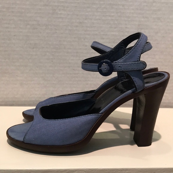 Marc Jacobs Denim High Heeled Shoes - Picture 2 of 10